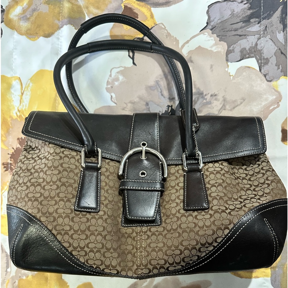 Authentic Coach Tote in Brown